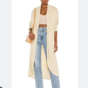 Free People Cuddle Up Cardi in Drying Palms Cardigan